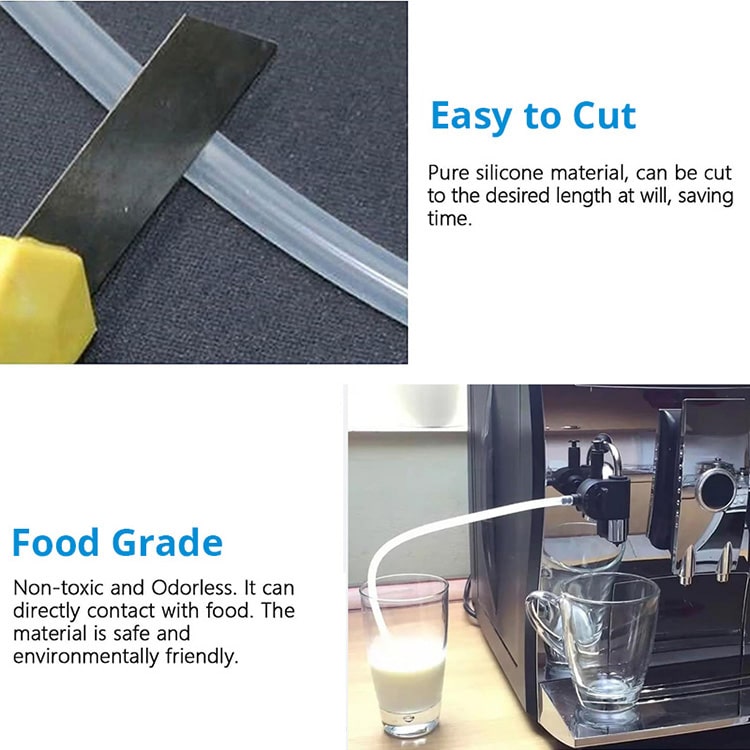 Main features of the transparent silicone tube