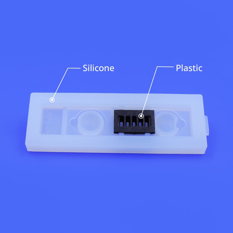 What is silicone covered plastic