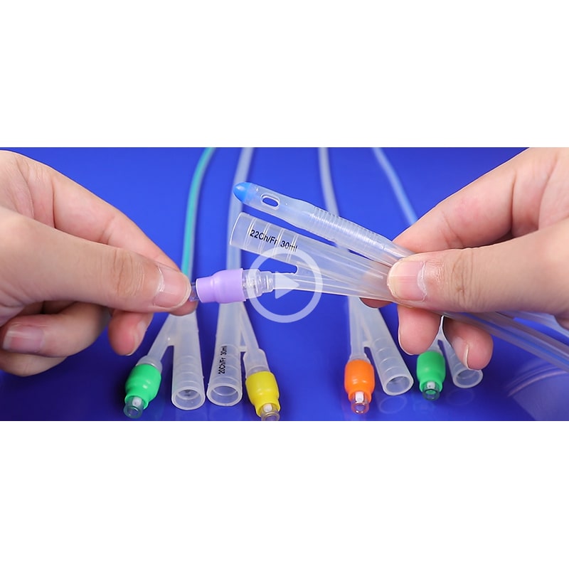 3 Way Foley Catheter 100% Silicone