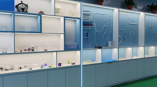silicone product showroom