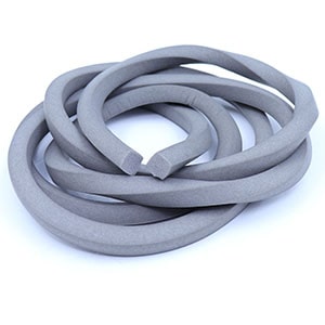 Gray Soft Silicone Foam Strips