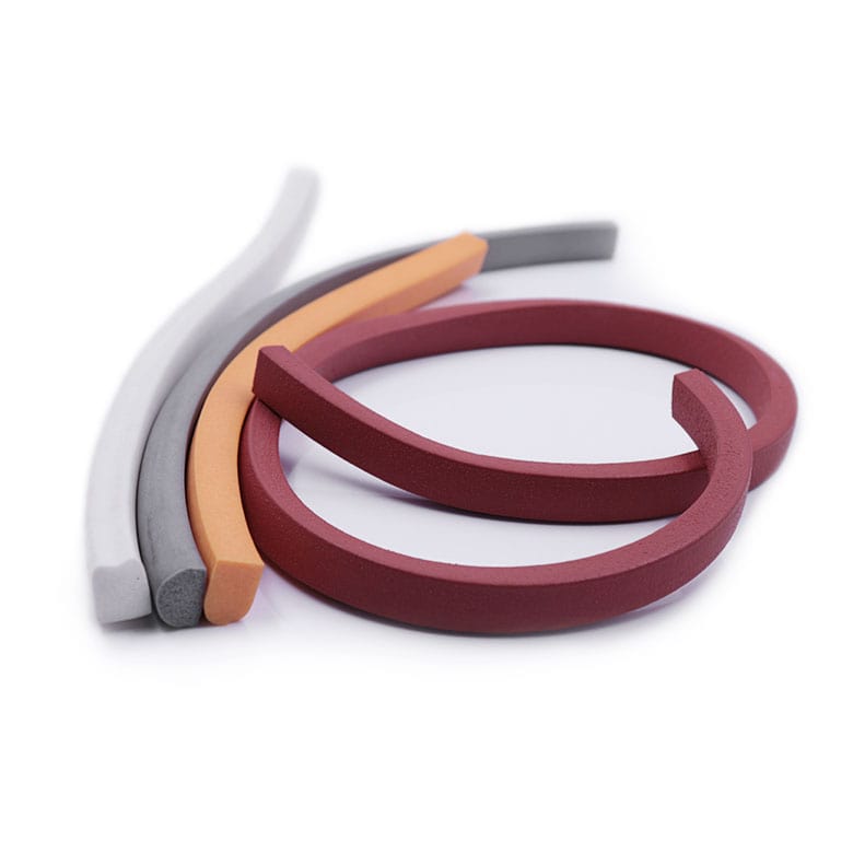 Special Shaped Anti-Collision Silicone Foam Sealing Strip