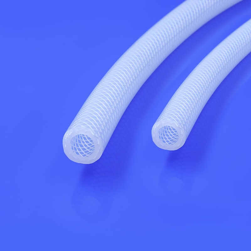 Reinforced High Pressure Braided Silicone Tubing