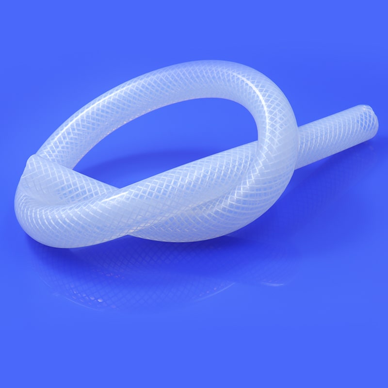 Reinforced High Pressure Braided Silicone Tubing