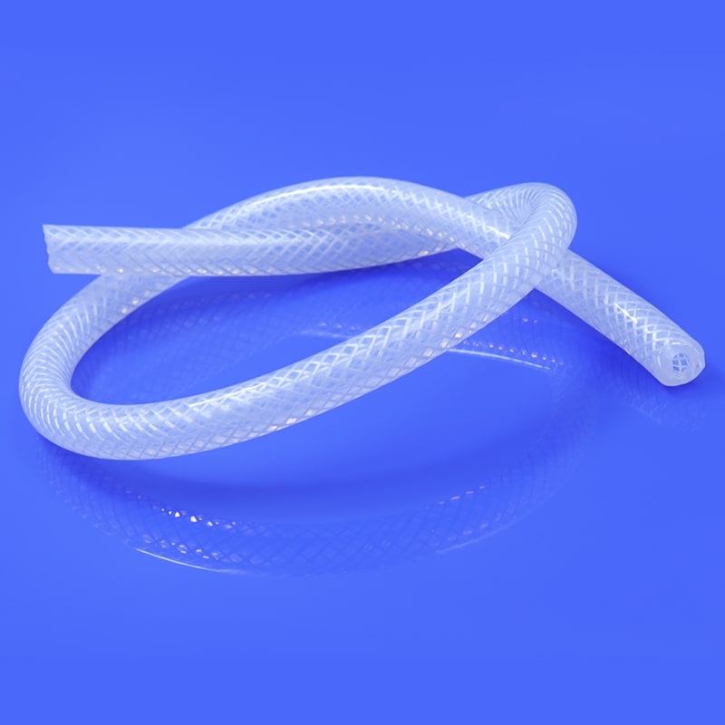 Reinforced High Pressure Braided Silicone Tubing