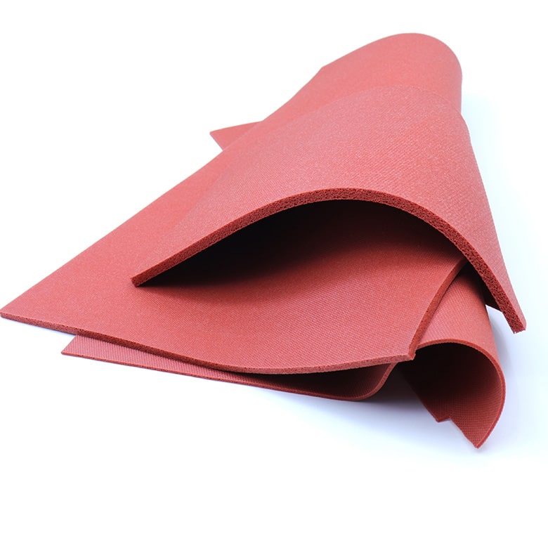 Environmentally friendly heat-resistant silicone foam sheet