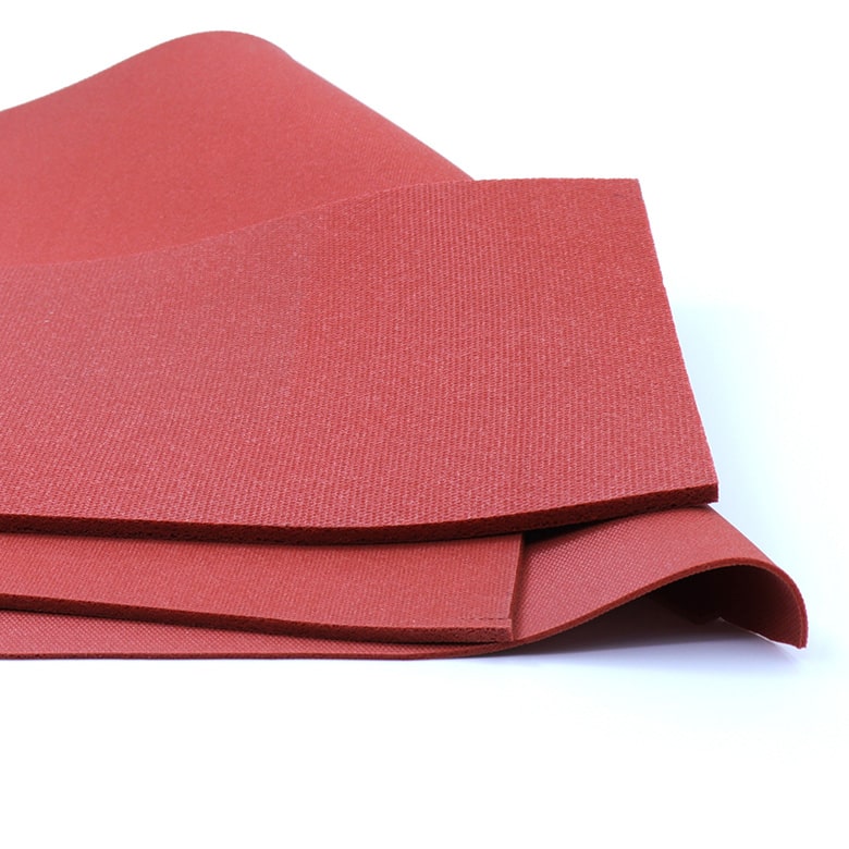 Environmentally friendly heat-resistant silicone foam sheet