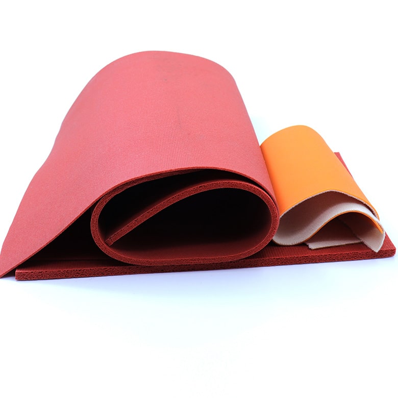 Environmentally friendly heat-resistant silicone foam sheet