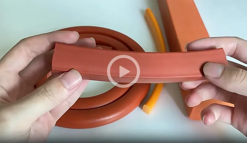 Silicone Rubber Door And Window Seal Strip