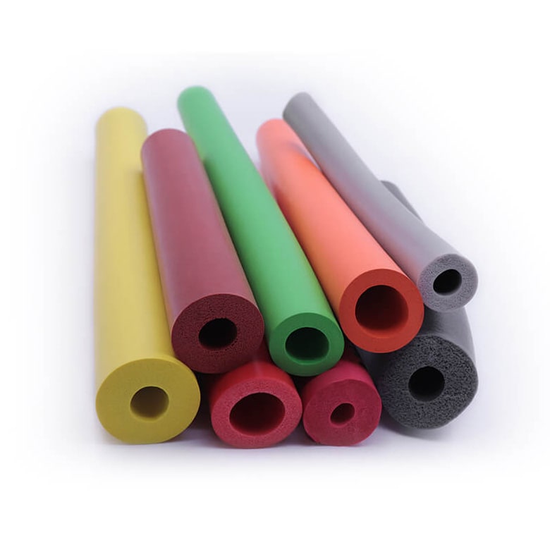 Custom Color Silicone Foam Tubing / Sponge Tubes