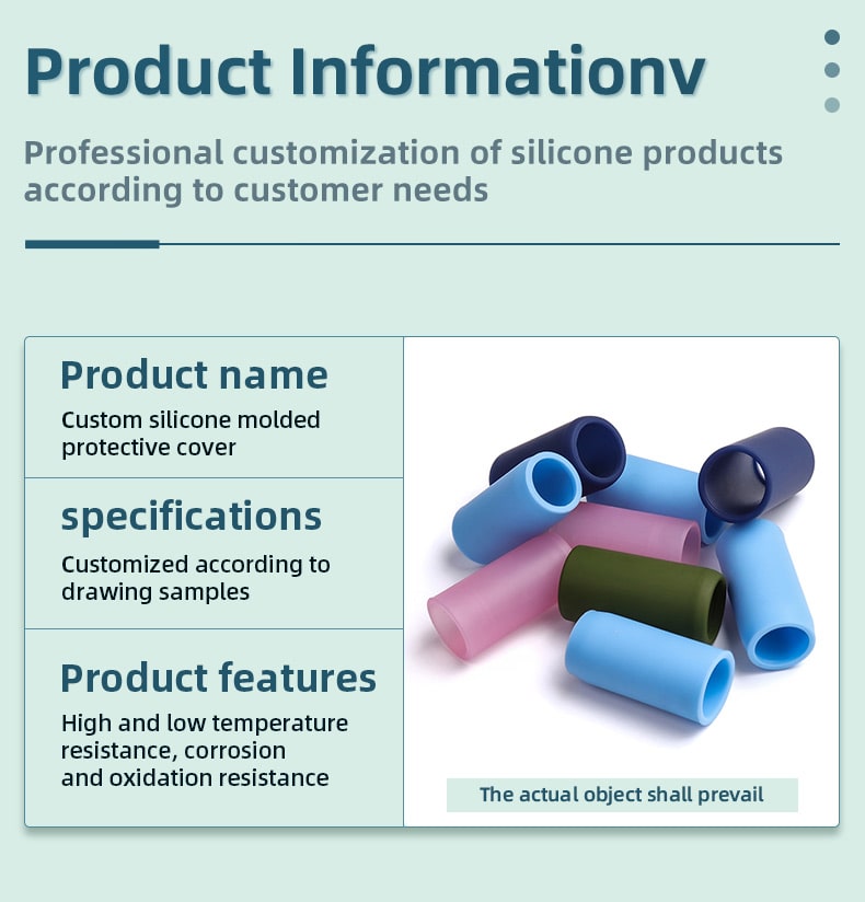 Custom Silicone sleeve specfications