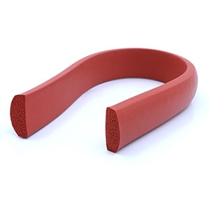 Custom D Shape Weather Stripping for Small Gaps, Self-Adhesive Silicone Foam Seal Strip for Windows and Doors