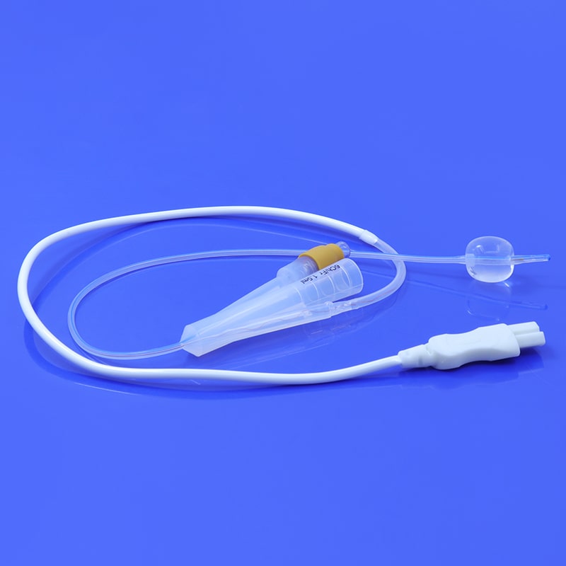 Silicone Foley Catheter with Temperature Sensor