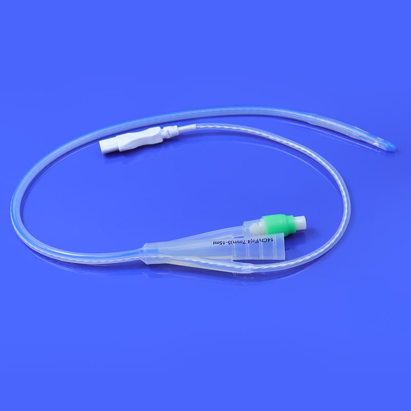 Silicone Foley Catheter with Temperature Sensor