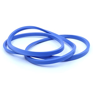 Blue Silicone Seal Rings