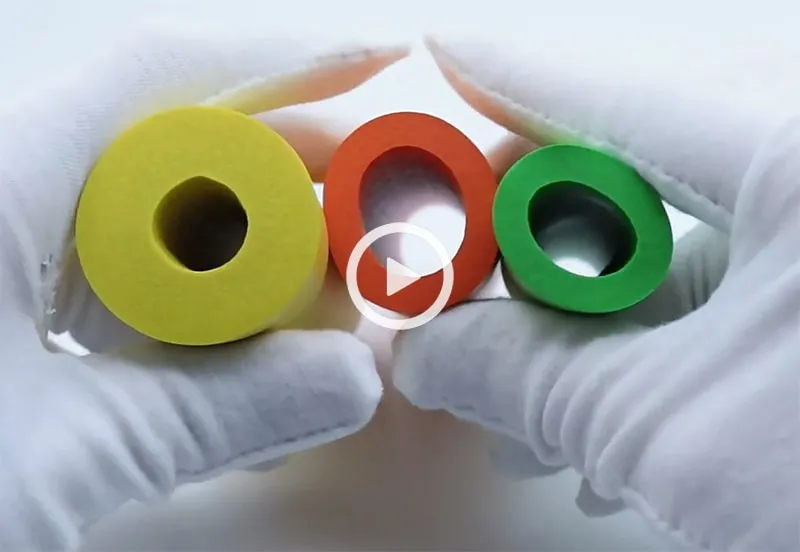 Colored Foam Tubing Silicone Sponge Tubes