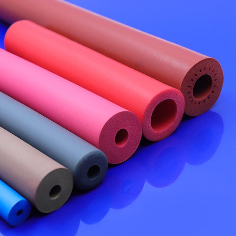 Colored Foam Tubing Silicone Sponge Tubes