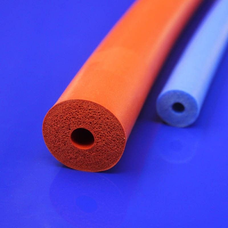 Antifreeze Heat Preservation Red and Blue Silicone Insulation Foam Tubing