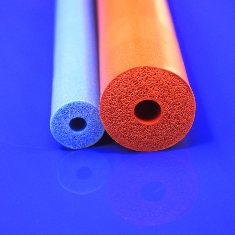 Antifreeze Heat Preservation Red and Blue Silicone Insulation Foam Tubing