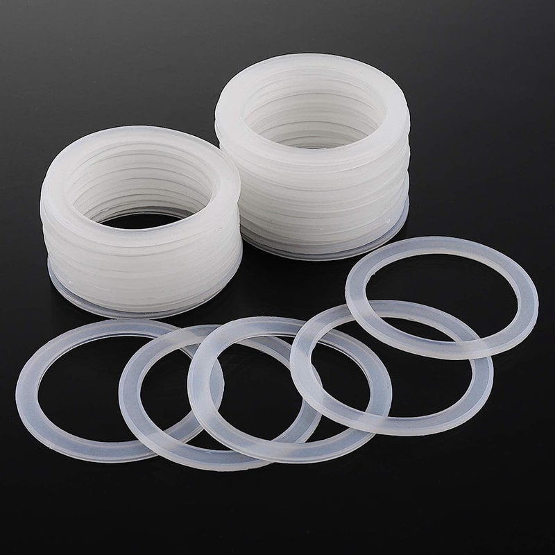 Custom Silicone Sealing Gasket Rings / Airtight Leak Proof Plastic Silicone Gaskets