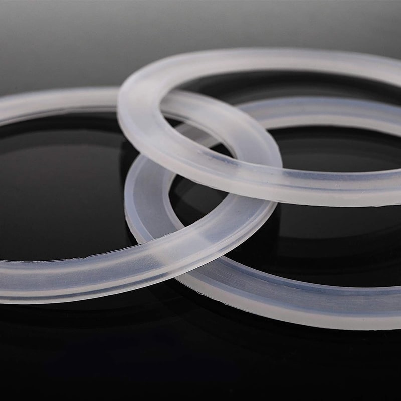 Custom Silicone Sealing Gasket Rings / Airtight Leak Proof Plastic Silicone Gaskets