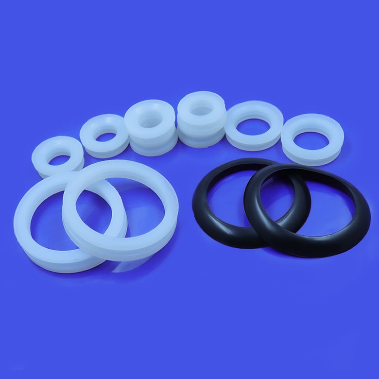 Custom Silicone Sealing Gasket Rings / Airtight Leak Proof Plastic Silicone Gaskets