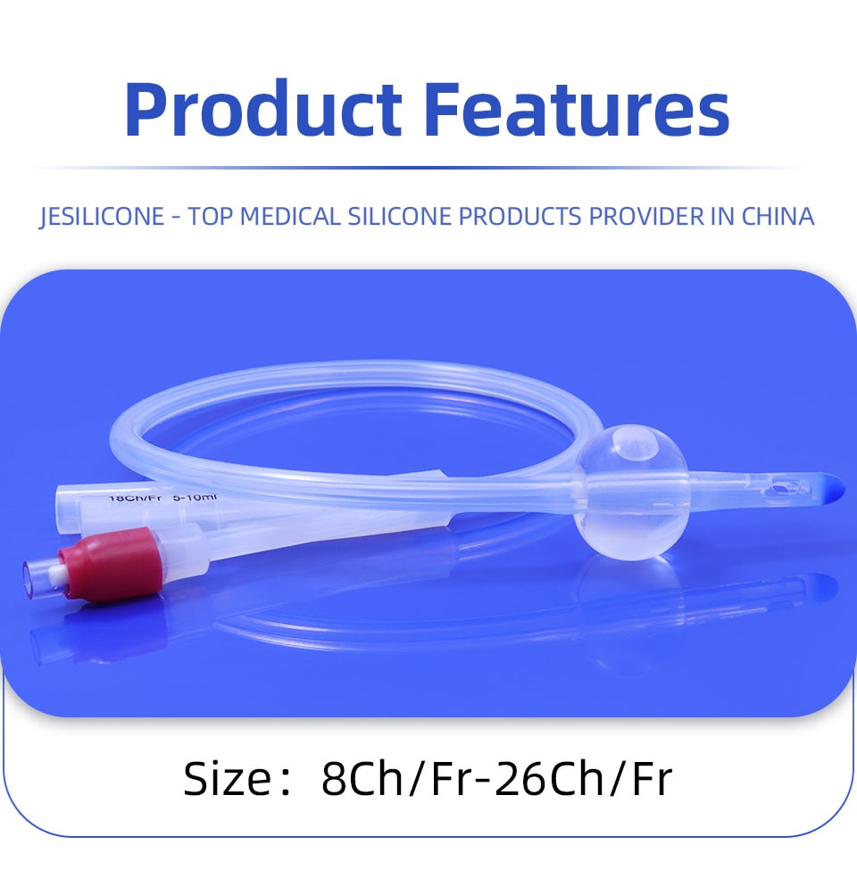 3-Way Silicone Foley Catheter