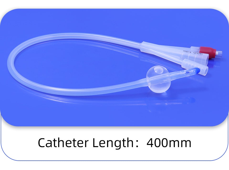 3-Way Silicone Foley Catheter