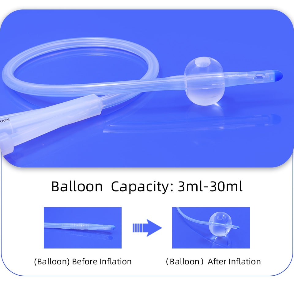 3-Way Silicone Foley Catheter
