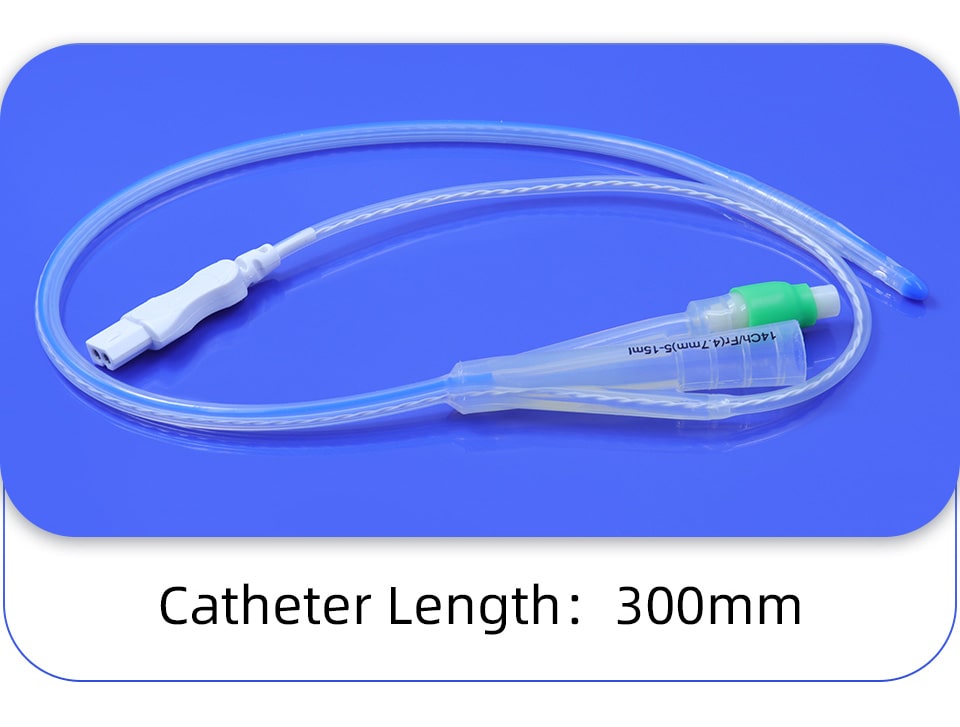 foley catheter with temperature sensor