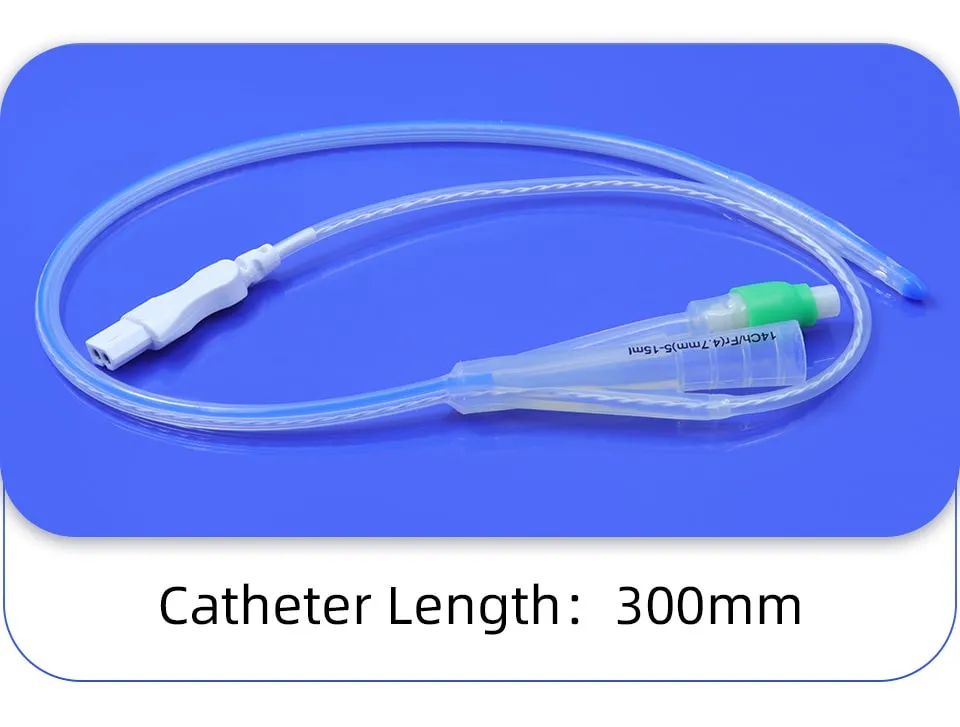 foley catheter with temperature sensor