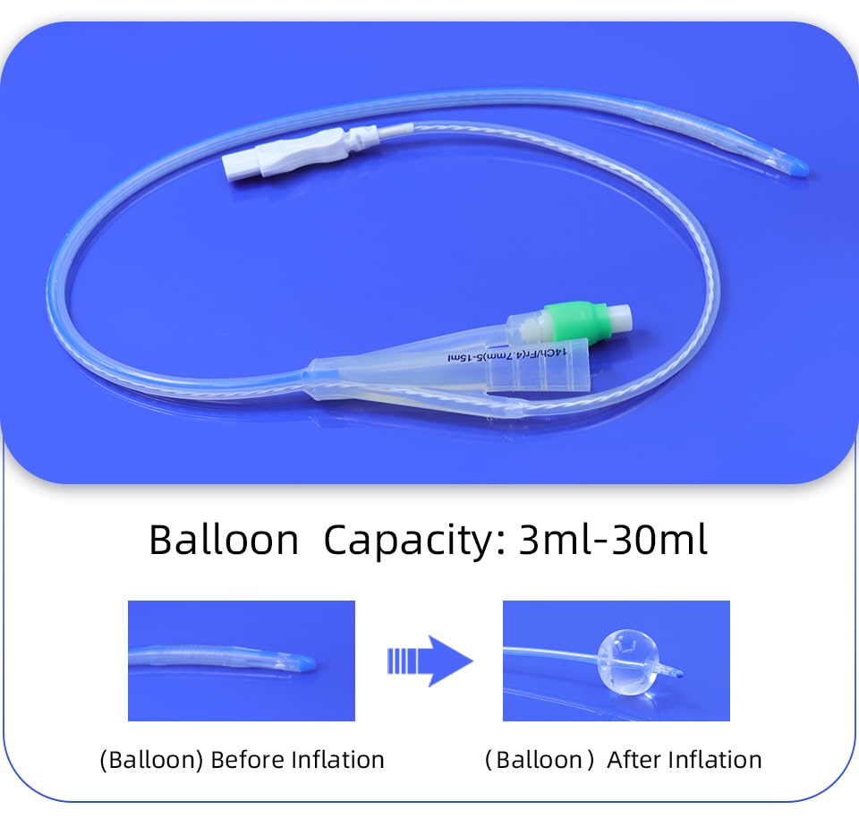 foley catheter with temperature sensor