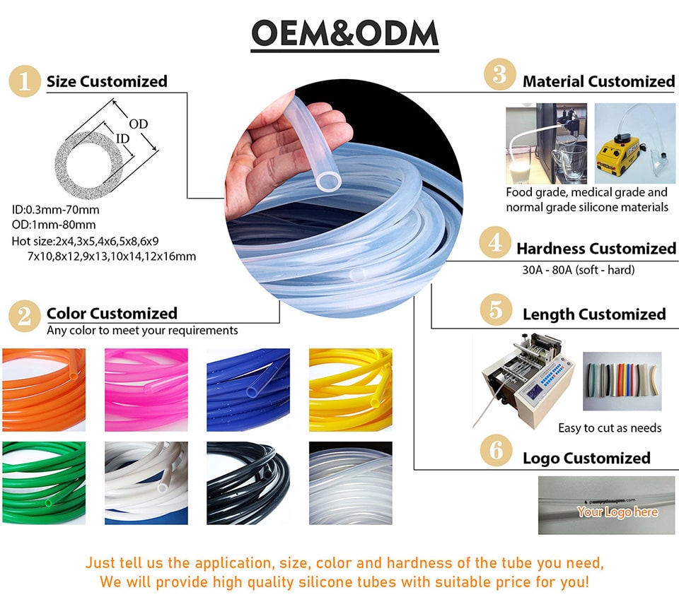 oem&odm Service Of Silicone Tubing