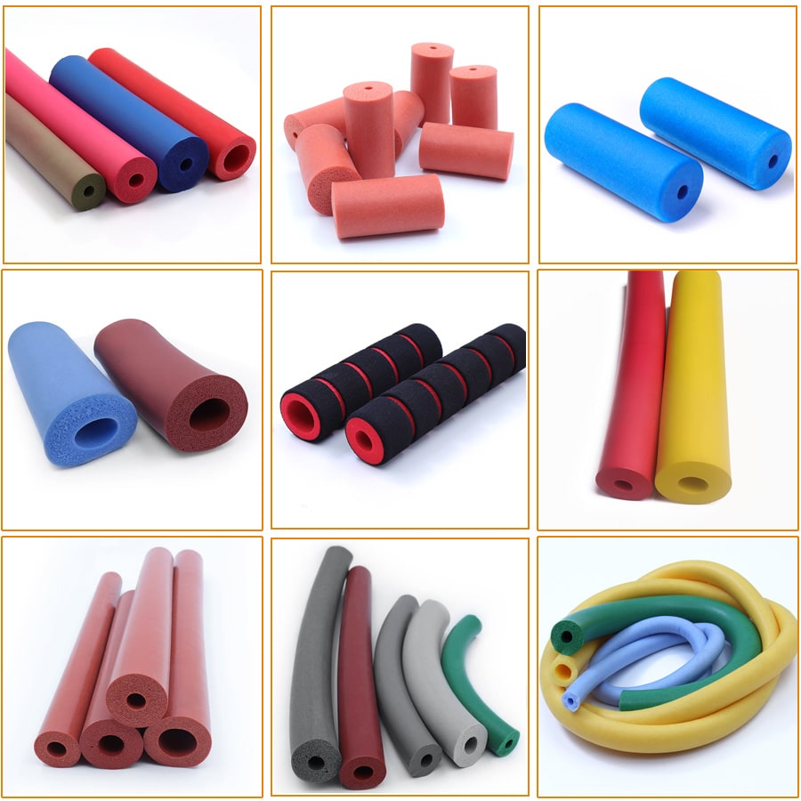 Closed Cell Foam Tubing Silicone Foam Protection Tube