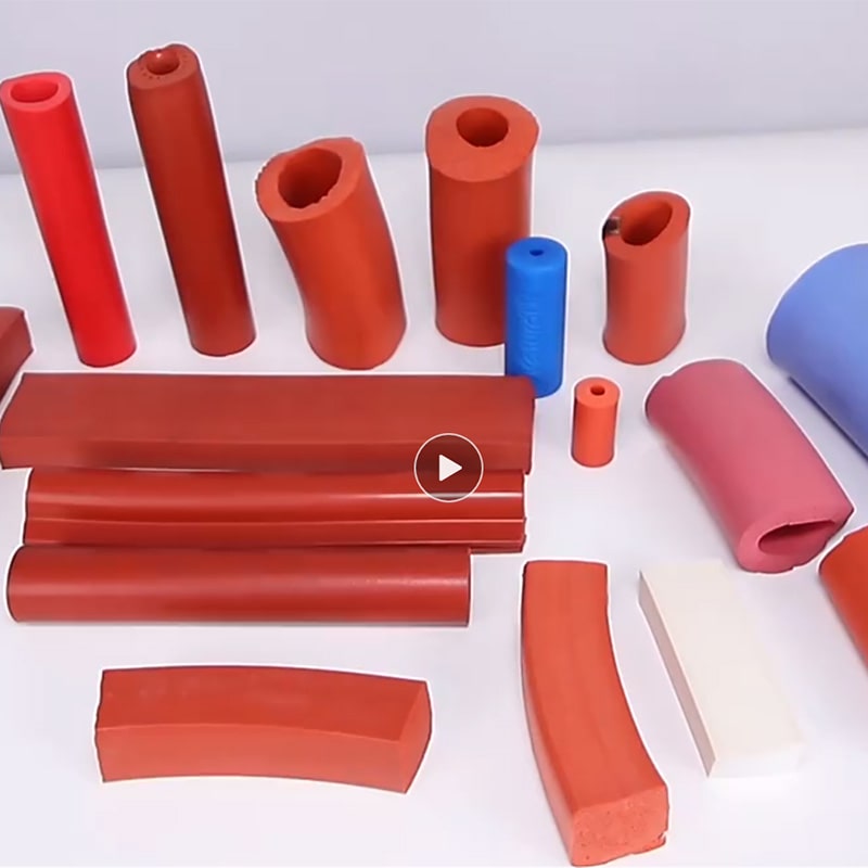 Custom Silicone Rubber Foam Tubing