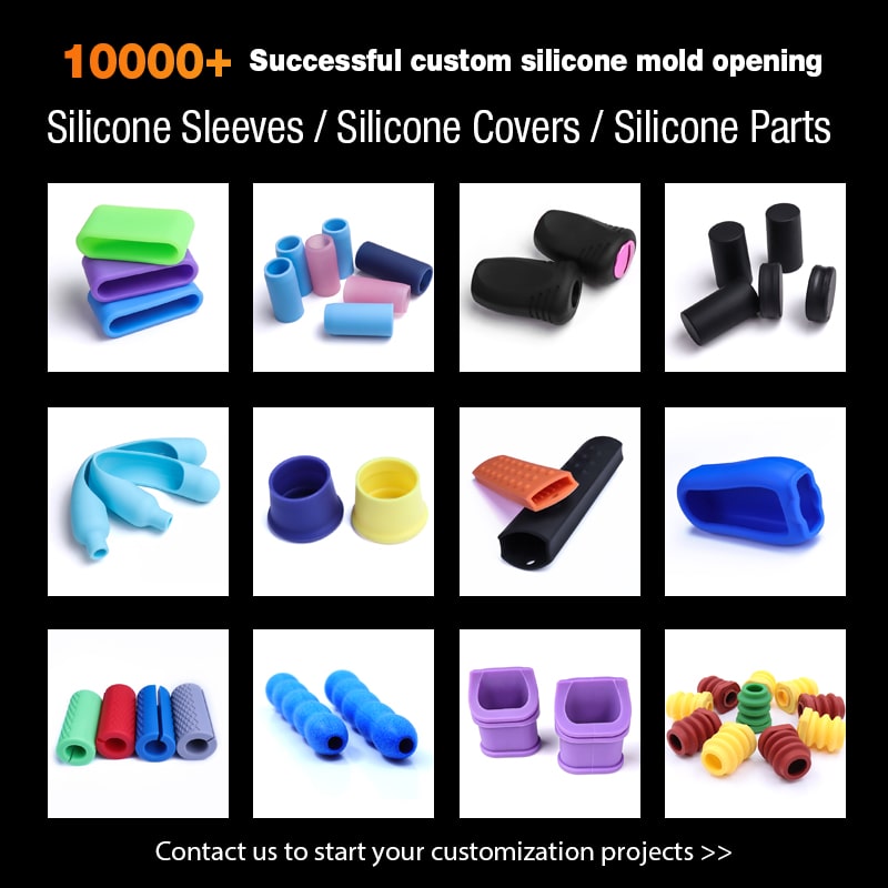 custom silicone sleeves/ custom silicone covers