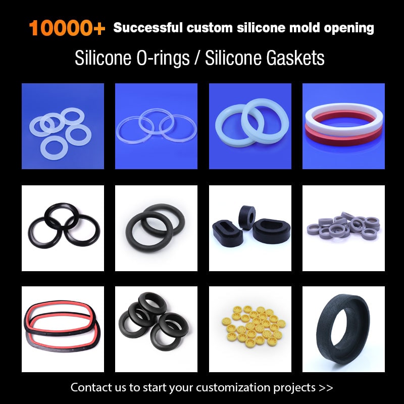 Custom Silicone Gaskets and O-rings
