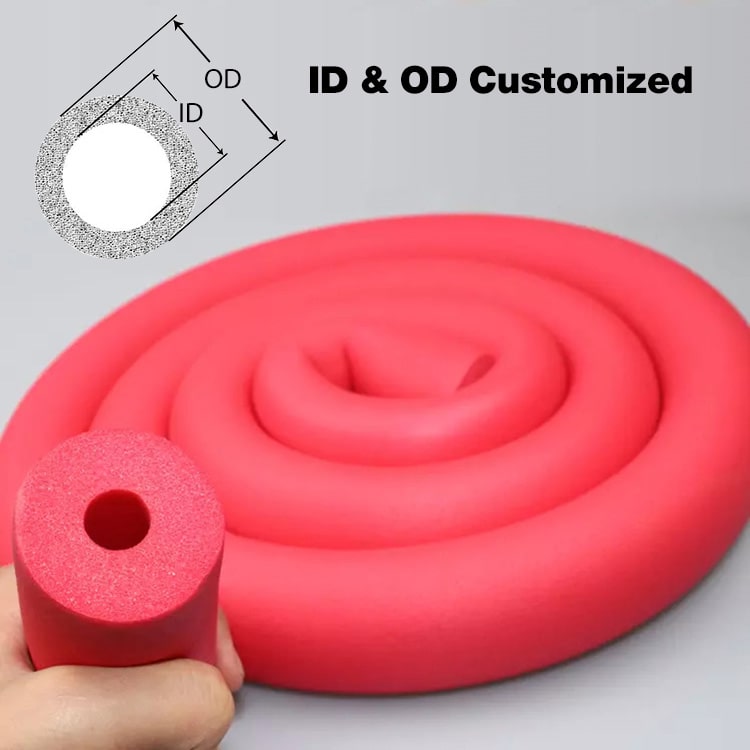 Custom Silicone Rubber Foam Tubing