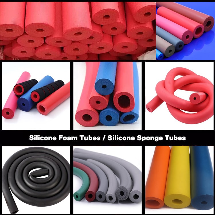 Custom Silicone Rubber Foam Tubing