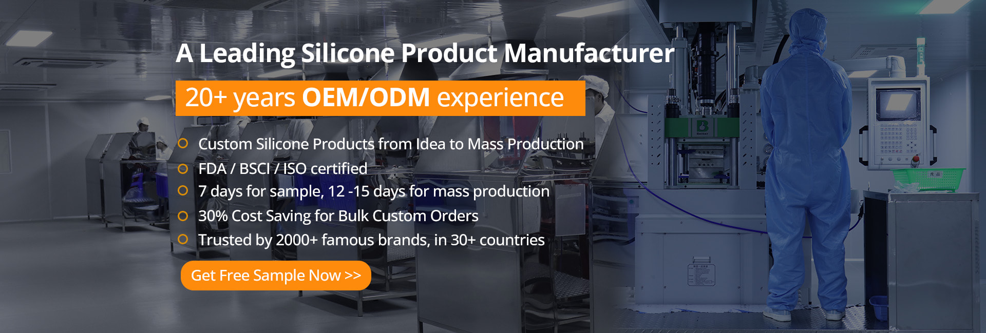 silicone company banner