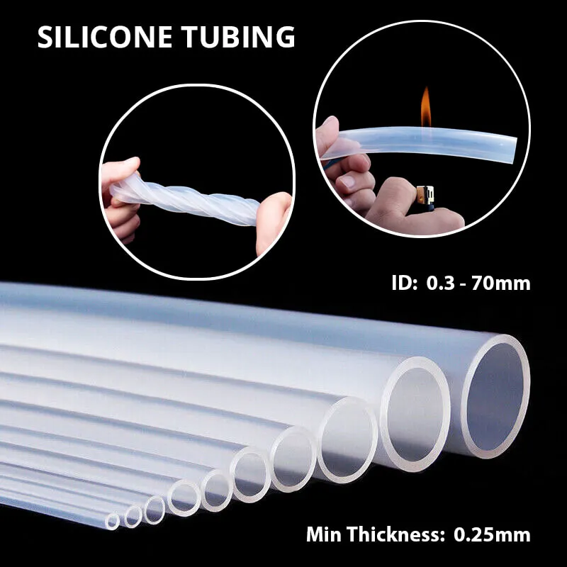 Ultra Thin Wall Silicone Tubing / Rubber Tubing