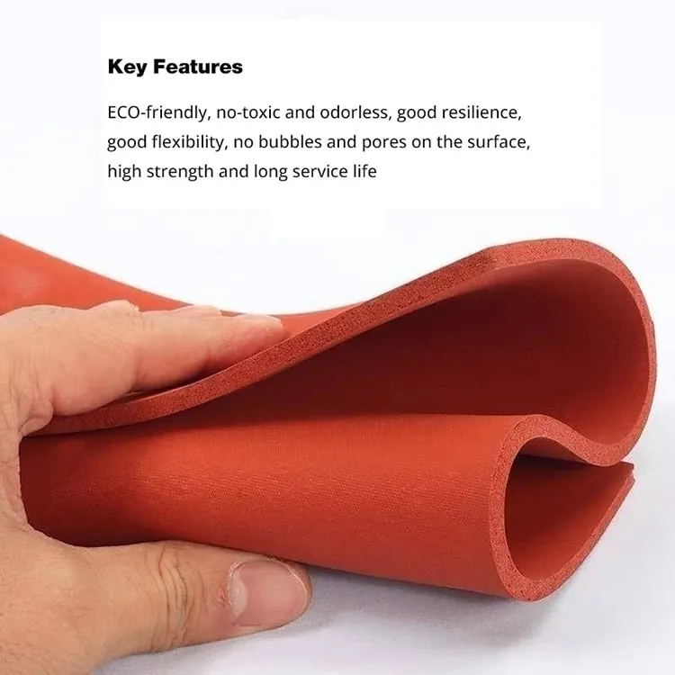 key features of silicone foam sheets