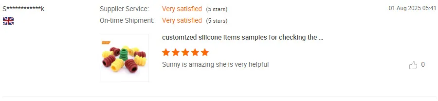 customer reviews - custom silicone