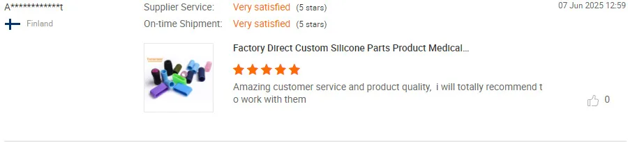 customer reviews - custom silicone