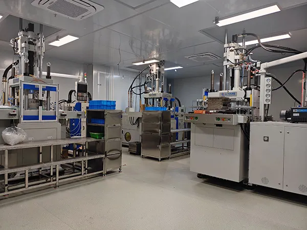 Liquid silicone rubber LSR injection molding workshop