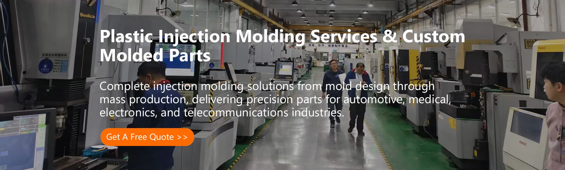 custom plastic injection molding banner