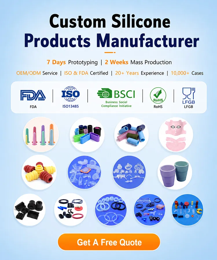 custom silicone products manufacturer