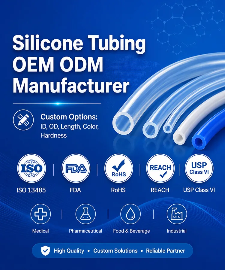over 20 years oem odm manufacturer of silicone tubing