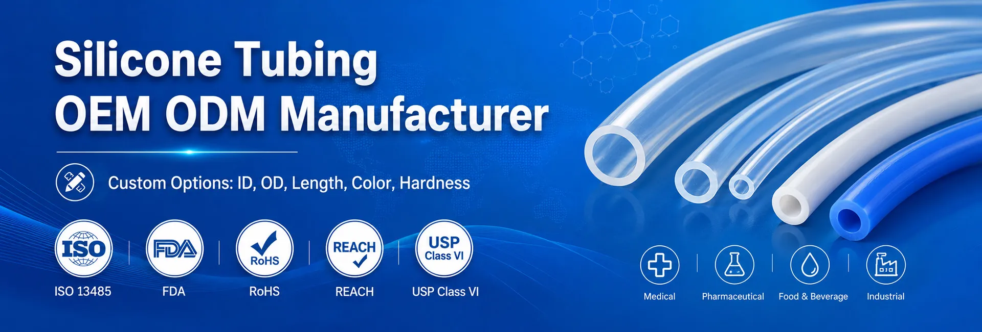 over 20 years oem odm manufacturer of silicone tubing