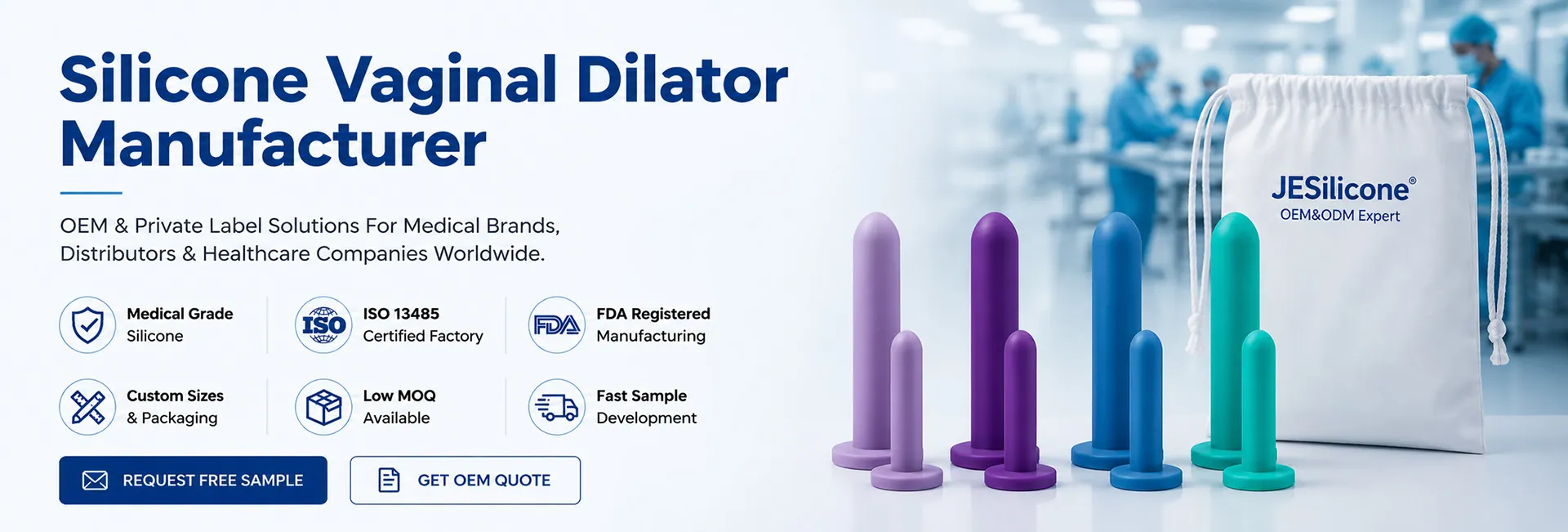 over 20 years oem odm manufacturer of silicone dilators